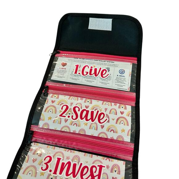 Kids Money Organizer Wallet, Kids Wallet, Girls Gift, Kids Money Management - Picture 5 of 7